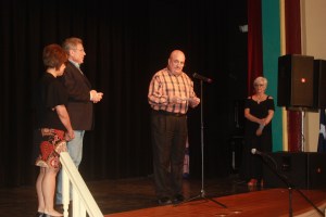 Steve Tschoepe Announcing the Award Winner