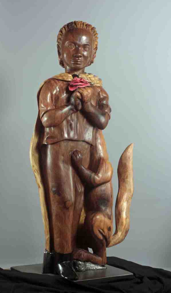 The Little Prince with the Rose and the Fox